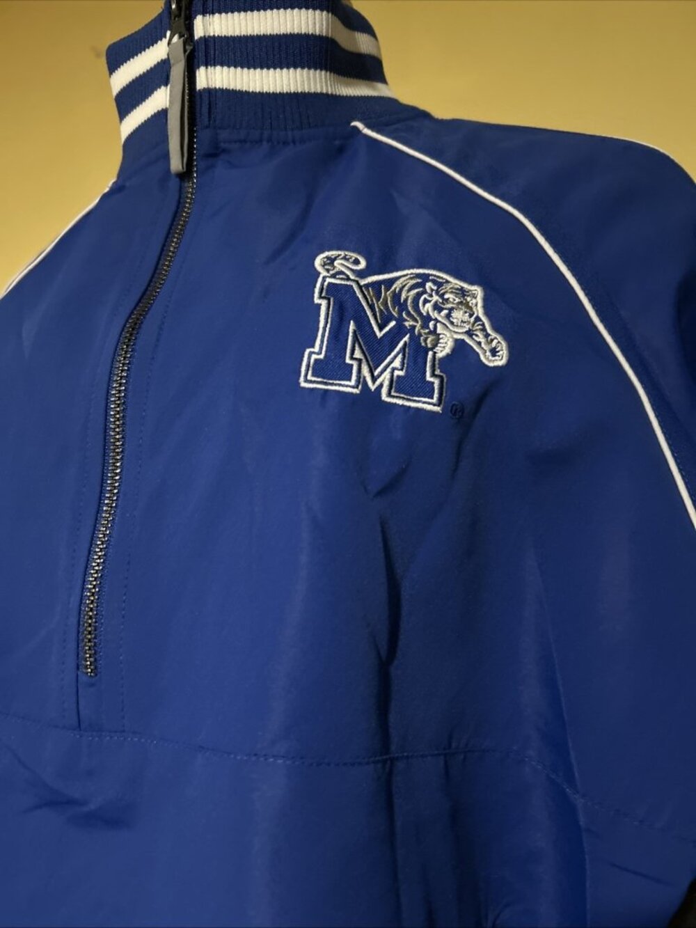 NEW Memphis Tigers Colosseum Blue 1/2 Zip Pullover Anorak Jacket Women's M - Picture 3 of 12